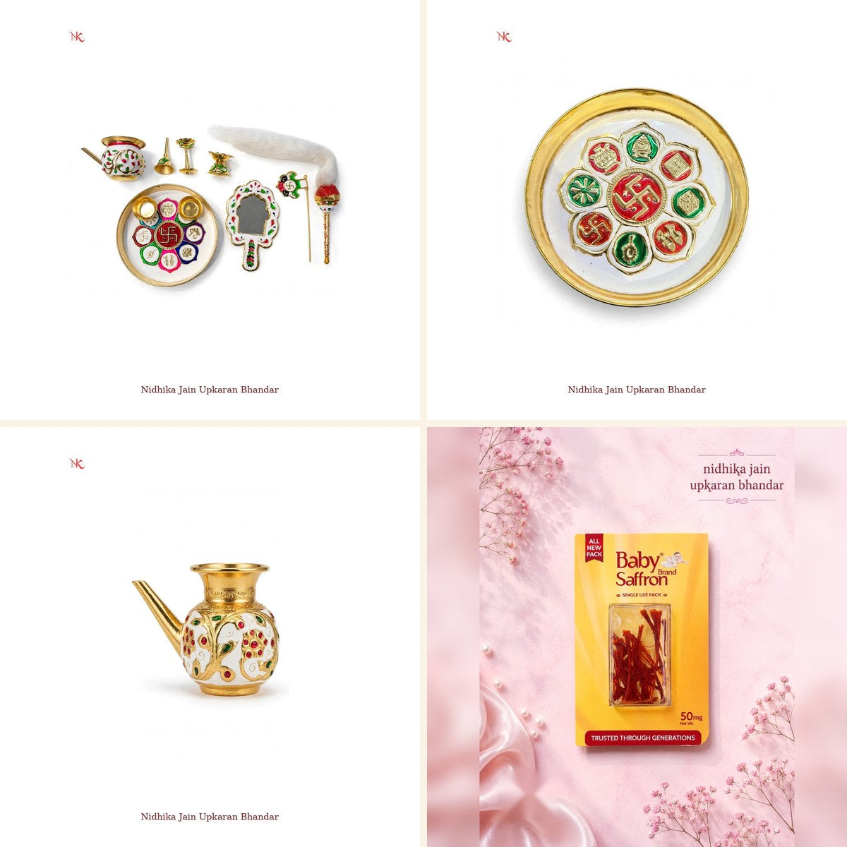 Ashtaprakari Items collection - Nidhika Jain Upkaran Bhandar