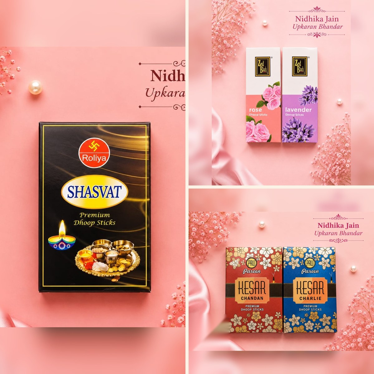 Dhoop collection - Nidhika Jain Upkaran Bhandar