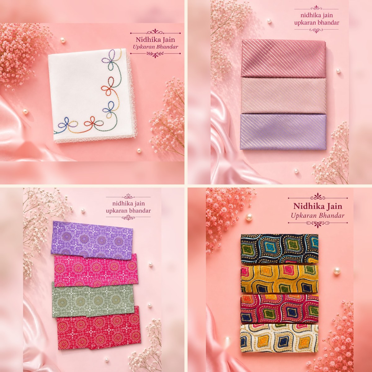 Puja Rumal collection - Nidhika Jain Upkaran Bhandar