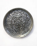 5-Inch Antique Silver-Plated Embossed Small Pooja Thali (150g)