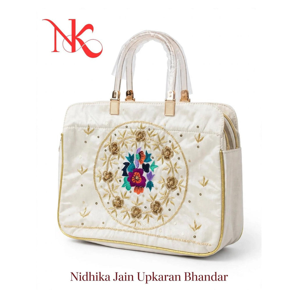 Bloom Handwork Samayik Bag & Batvo Set