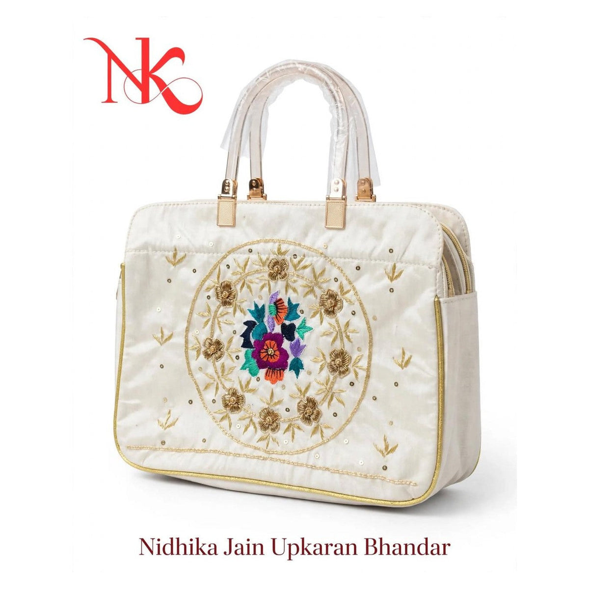 Bloom Handwork Samayik Bag & Batvo Set