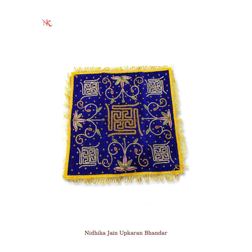 Blue Velvet Zardoshi Rumal