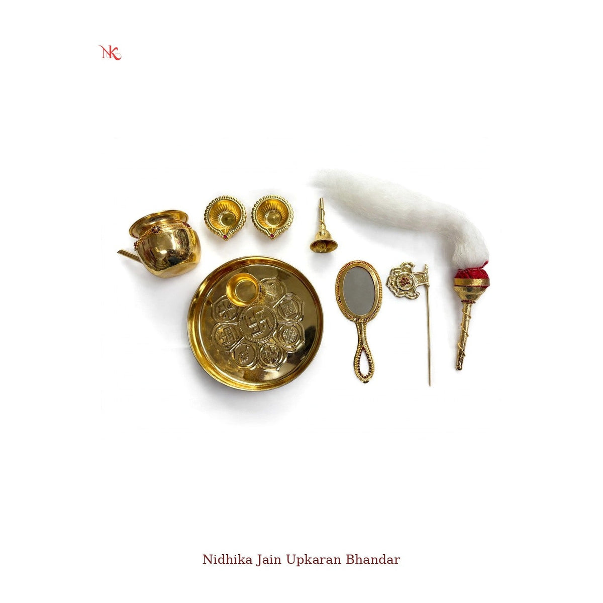 Diamond Brass Ashtaprakari Set
