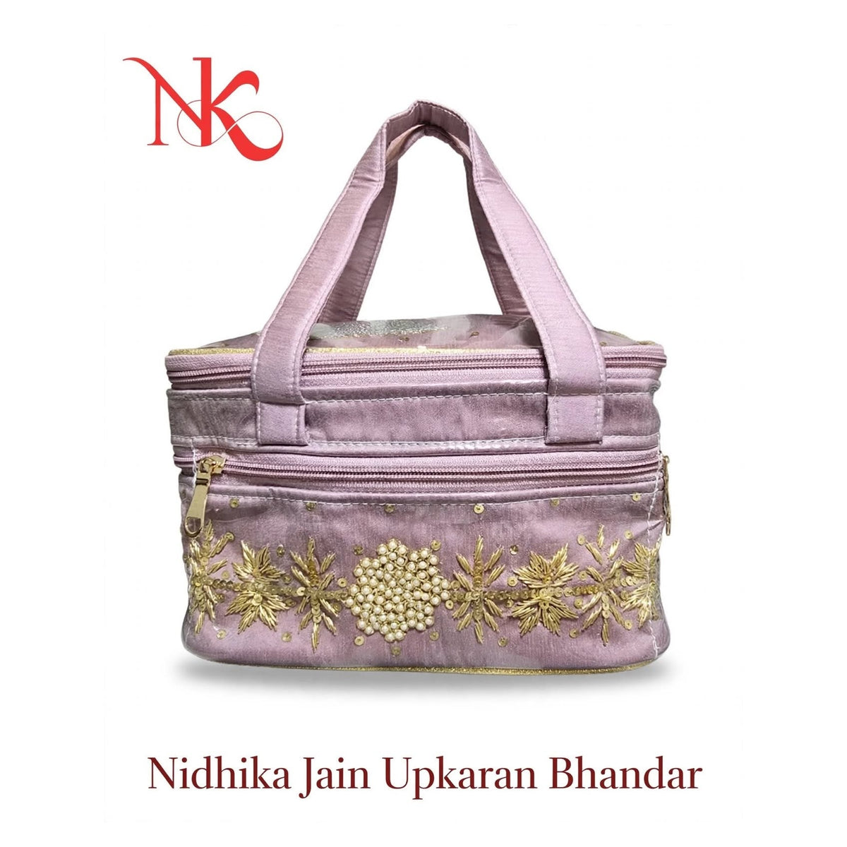 Double Decker Ashtaprakari Batvo - Pink