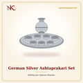 German Silver Ashtaprakari Set