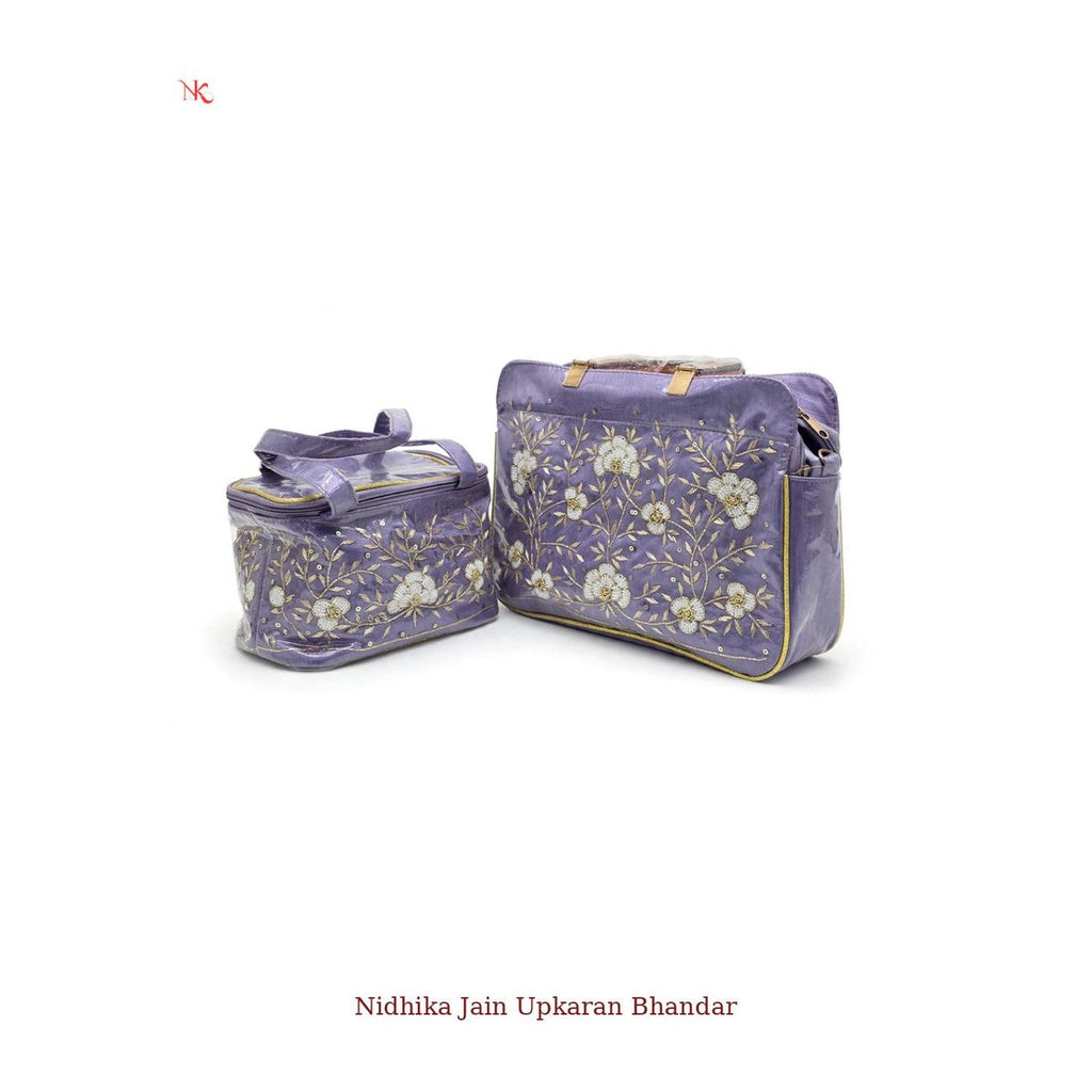 Lavender Floral Bag & Batvo Set - view 2