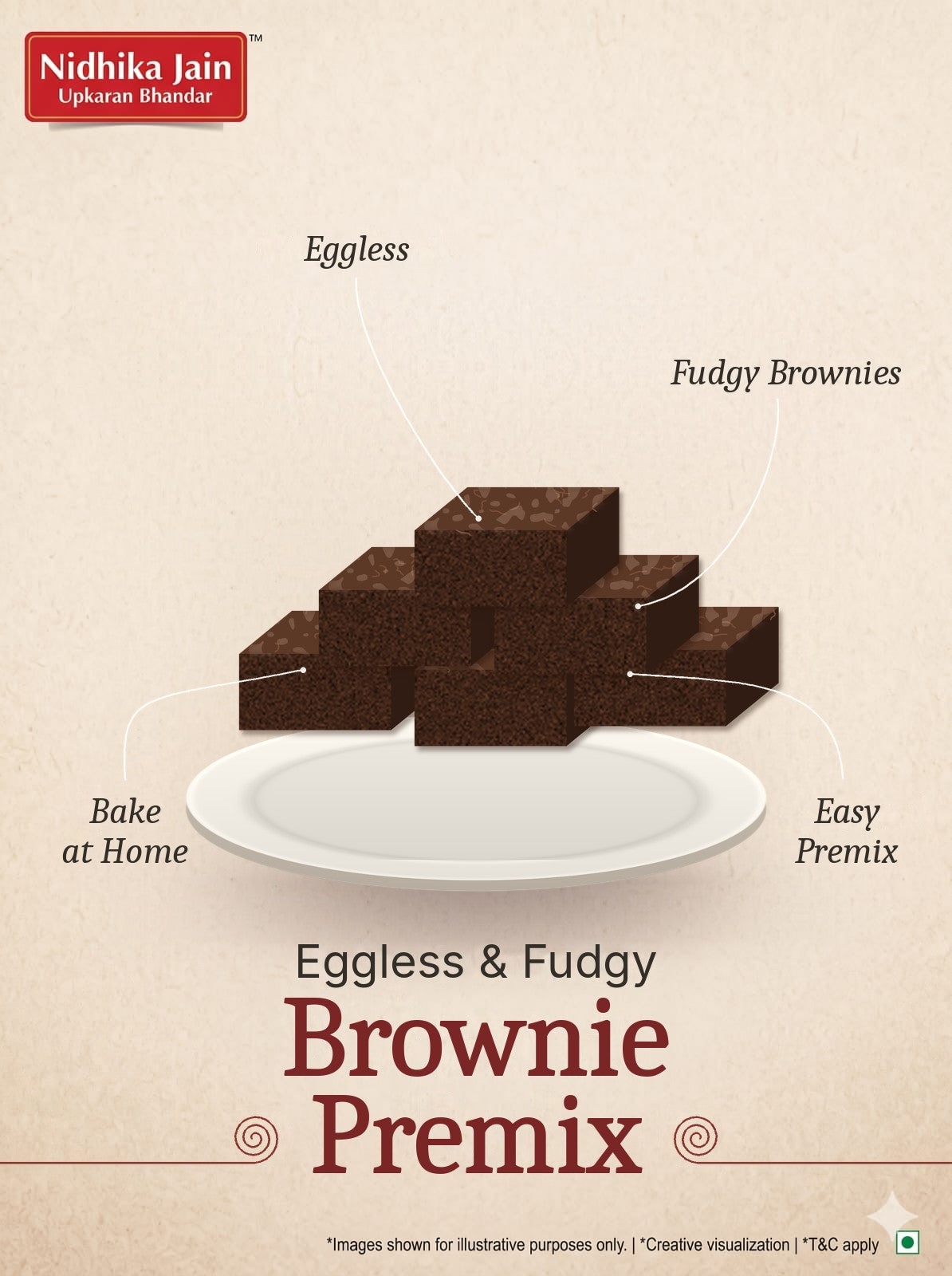 Brownie Premix - Jain nasta