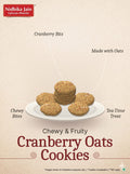 Cranberry Oats Cookies - Jain nasta