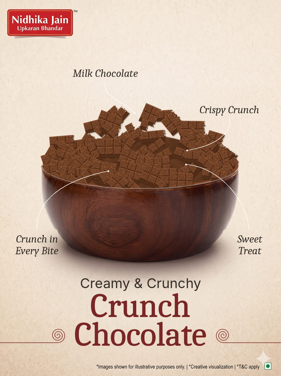 Crunch Chocolate - Jain nasta