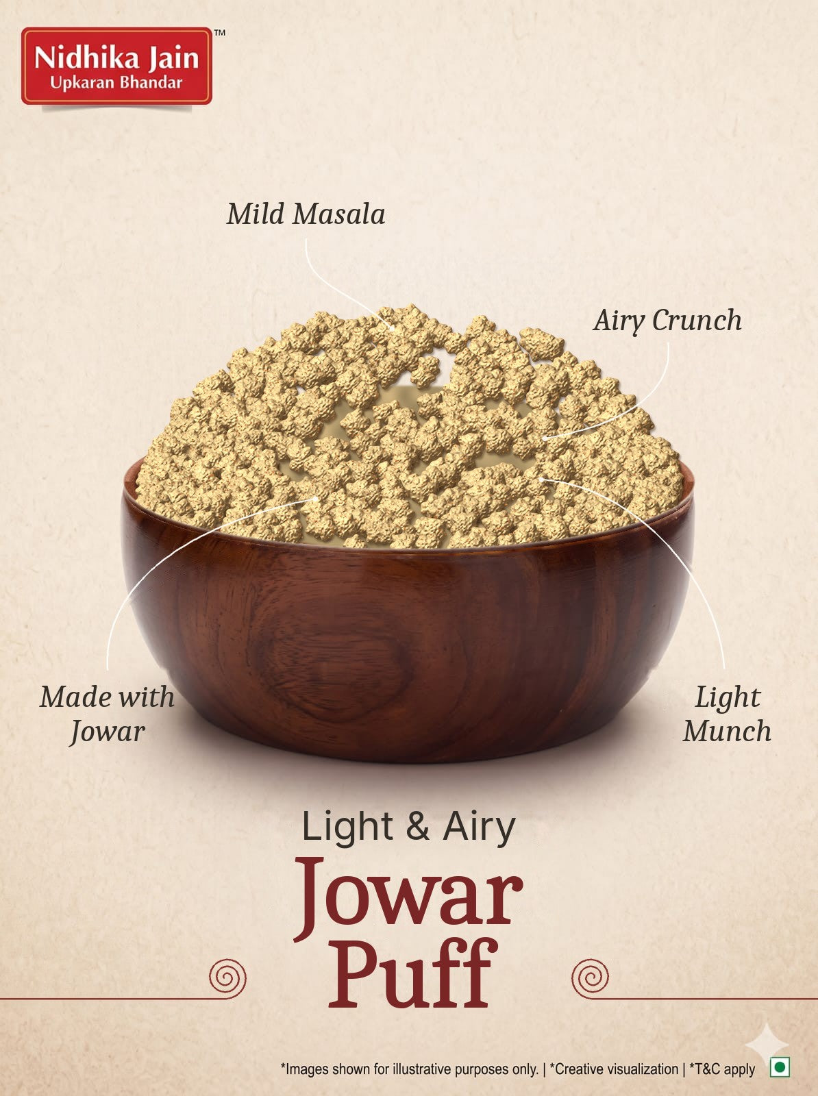 Jowar Puff - Jain nasta