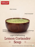 Lemon Coriander Soup - Jain nasta