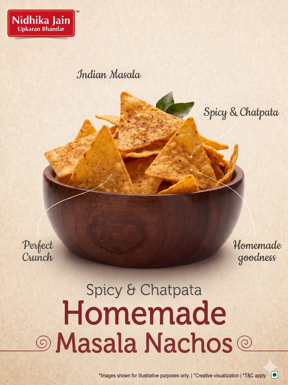 Masala Nachos - Jain nasta
