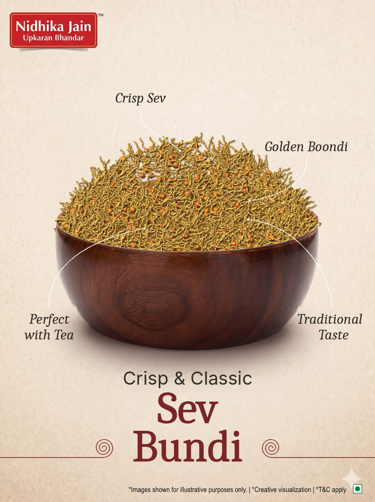 Sev Bundi - Jain nasta
