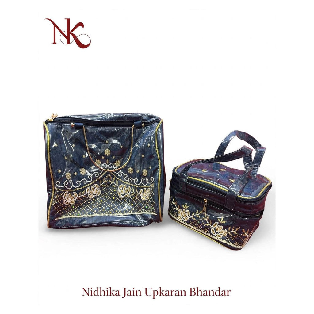 Navy Zardoshi Bag & Batvo Set - view 2