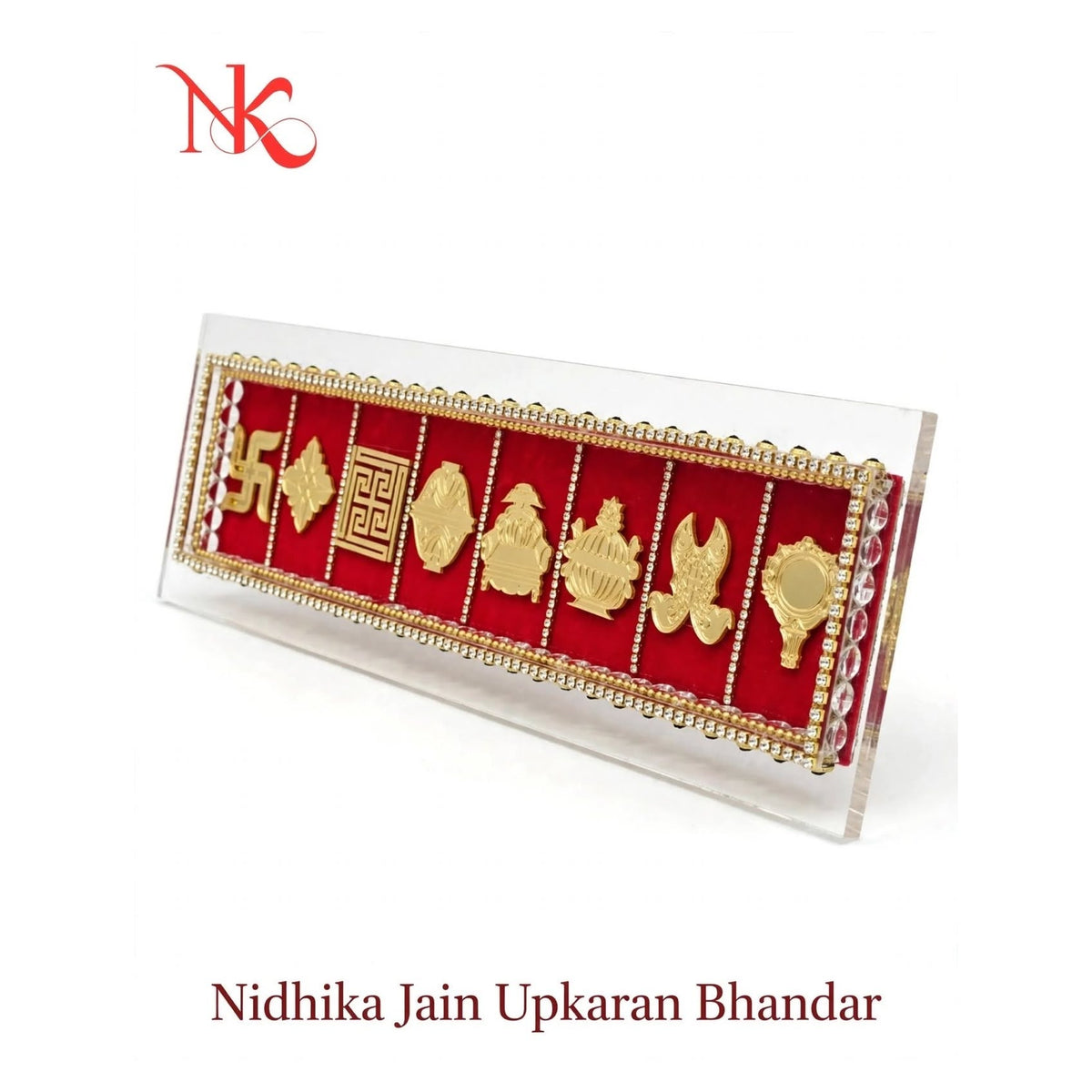 Red Ashtamangal Frame